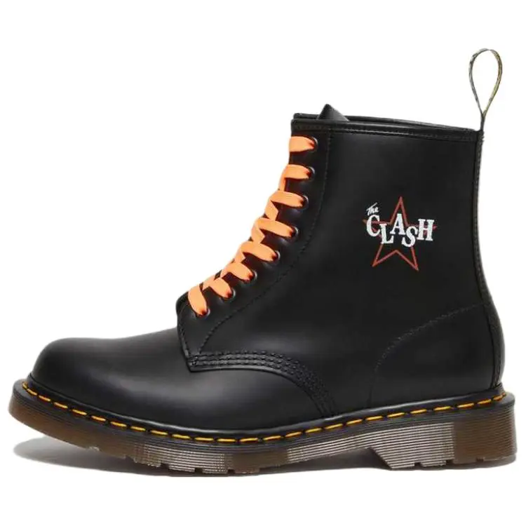 Dr.Martens 1460 Leather Short Combat Boots Unisex Black