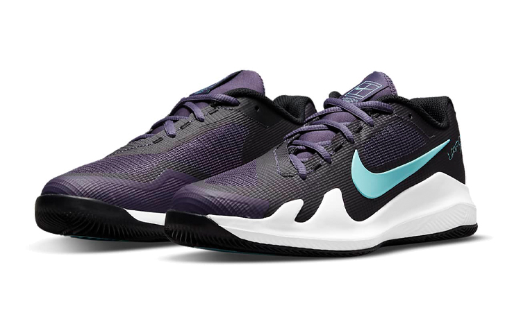 Кроссовки Nike Court Jr. Vapor Pro (темно-сиренево-синие) — фото 3