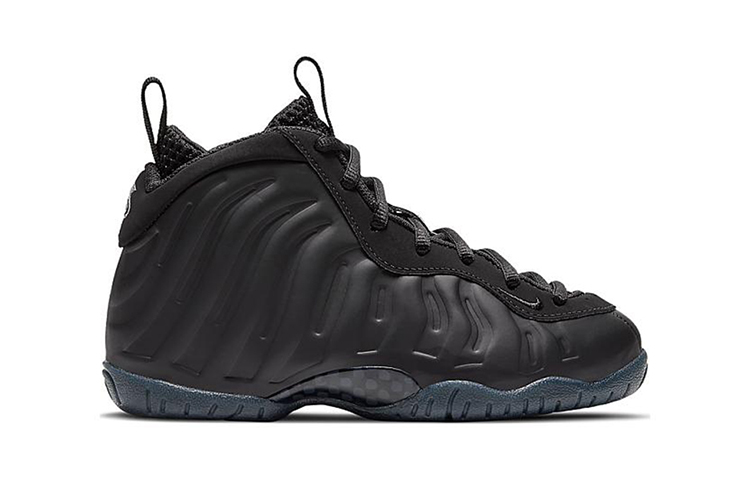 Детские кроссовки Nike NikeFoamposite One Little (черный) — Чёрный — фото 3