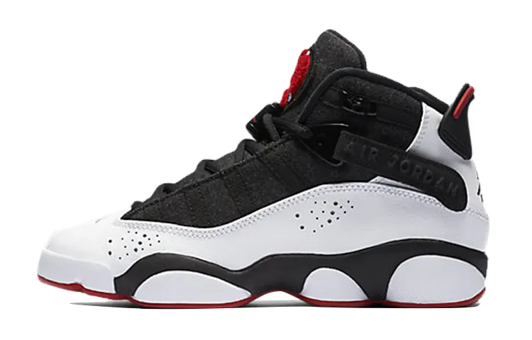 Jordan 6 Rings Black Gym Red GS