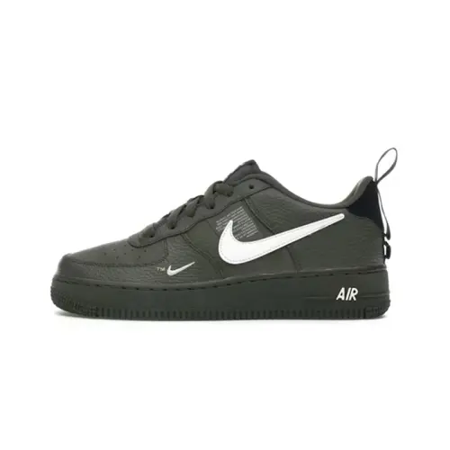 Nike Air Force 1 Slip Resistant Abrasion Resistant Low top Skateboard Shoes Green Unisex