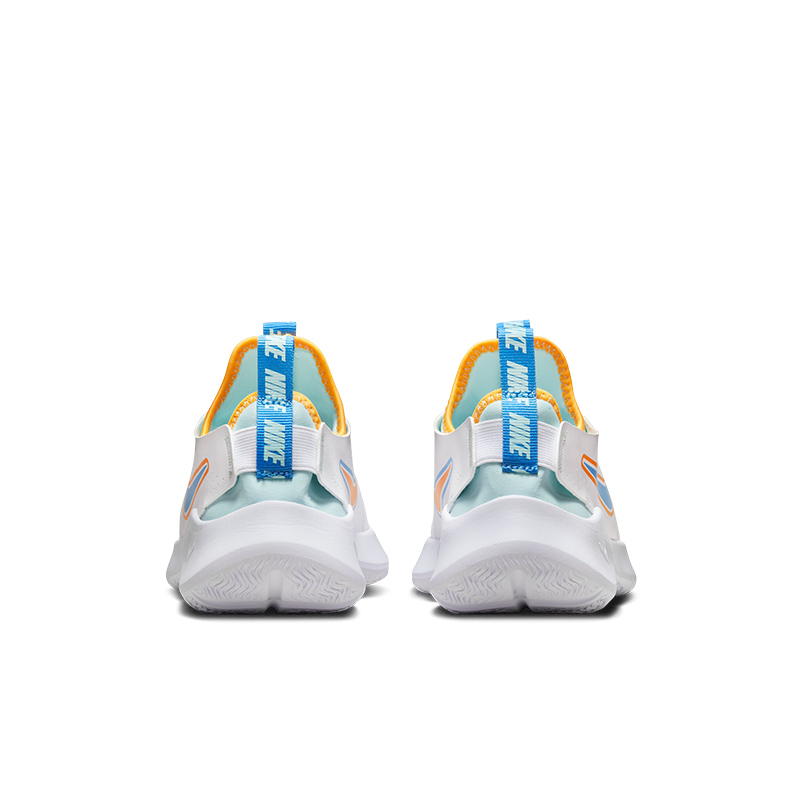 Детские кроссовки Nike Flex Runner (бело-синие) — 白/蓝/橘 — фото 7