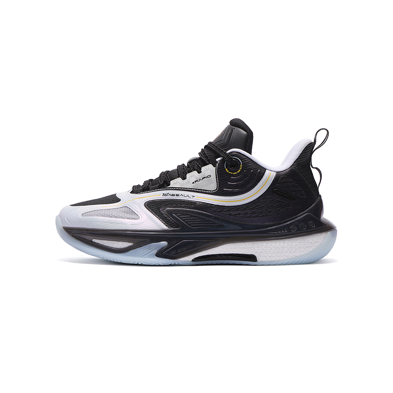 361°KIDS Drift 2.0 V2 student professional practical sports basketball shoes white black yellow same style for men and women