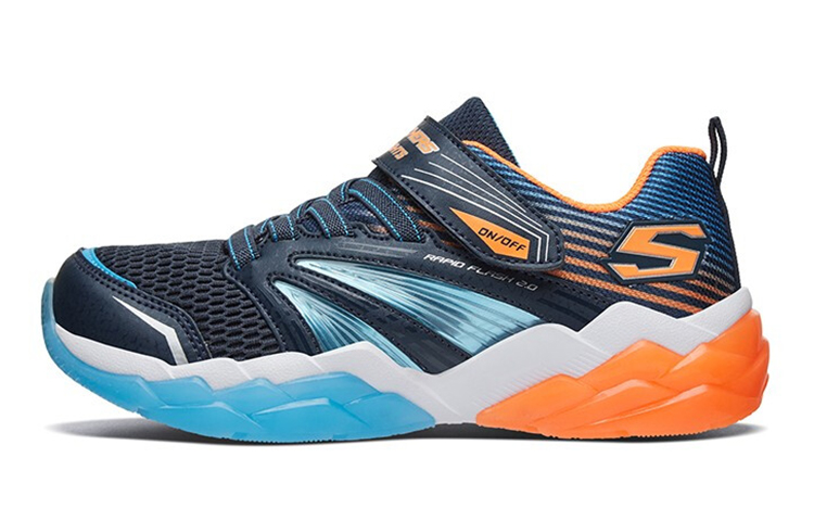 Детские кроссовки Skechers Rapid Flash 2.0 (темно-синие)