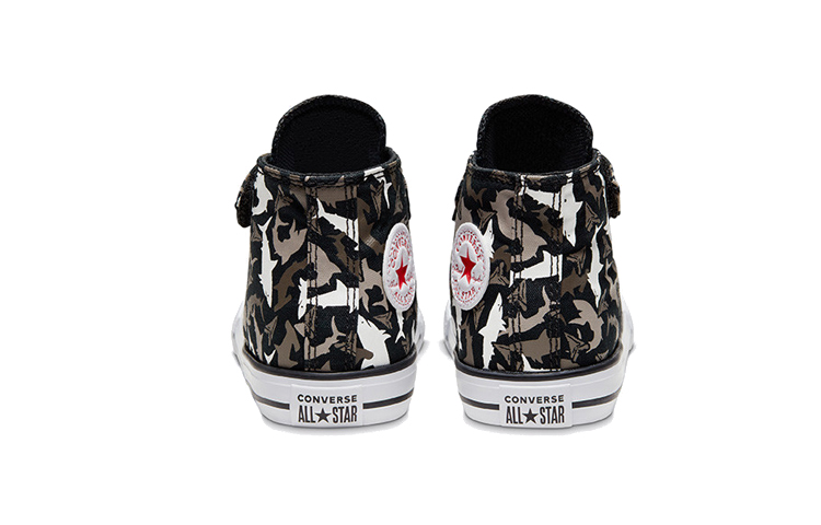 Детские кеды Converse Chuck Taylor All Star Shark Bite Easy-On (черные) — Чёрный — фото 5
