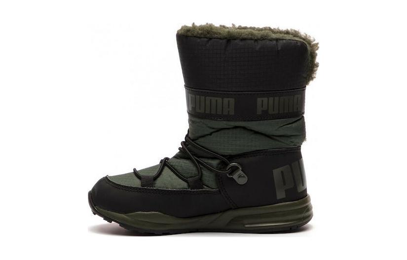 Сапоги PUMA Trinomic Boot (зелено-черные)