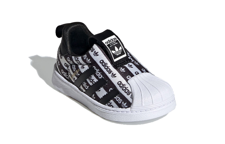 Детские кроссовки adidas originals SUPERSTAR 360 (черные) — Чёрный — фото 4