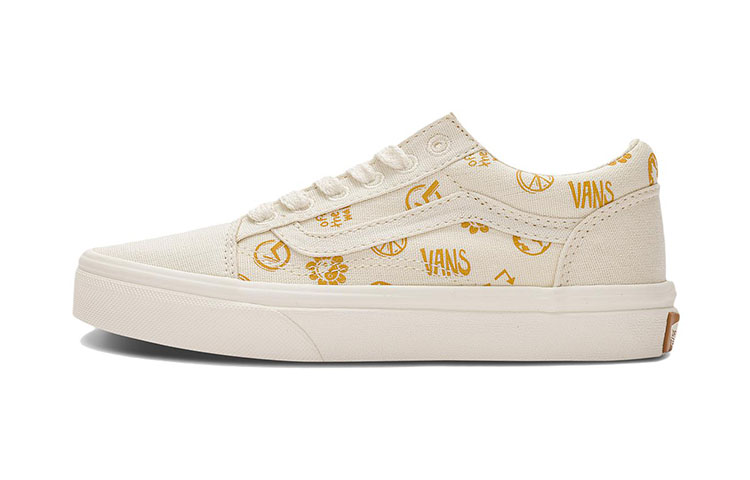 Детские кеды Vans Old Skool (бежевые)