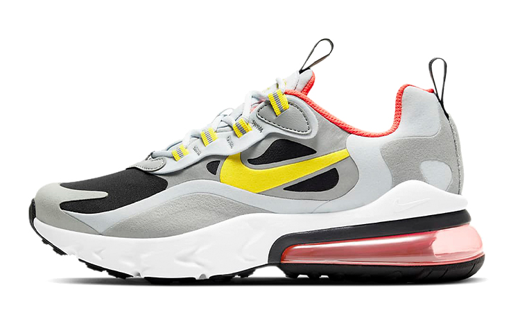 Nike Air Max 270 React 'Smoke Grey High Voltage' GS