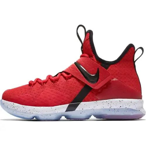 Nike Lebron 14 Mid top Basketball Shoes Red Black Unisex