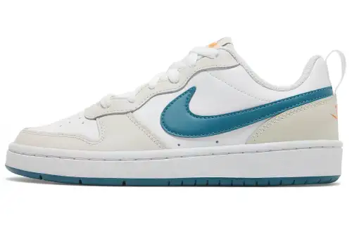 Nike Court Borough Low 2 'Grey Fog Game Royal' GS