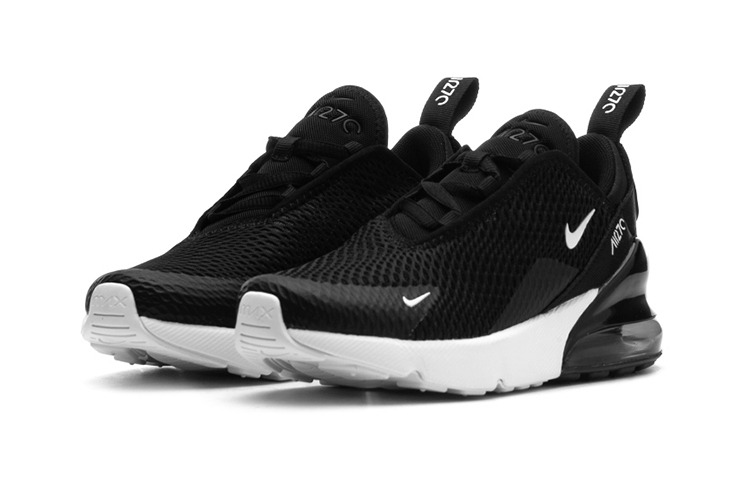 Детские кроссовки Nike Air Max 270 (черно-белые) — фото 7