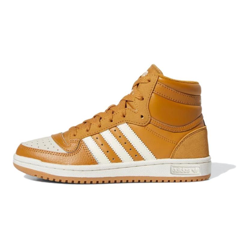 Кеды adidas Top Ten Высокие (желто-белые)