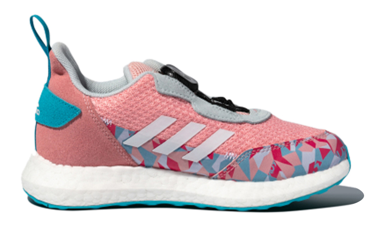 Детские кроссовки adidas lux Boa K (розовый) — фото 3