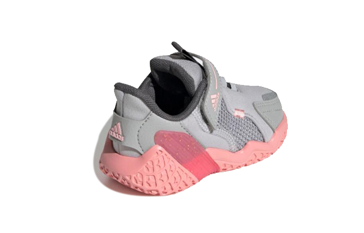 Кроссовки adidas 4Uture Rnr El I (серо-розовый) — фото 4