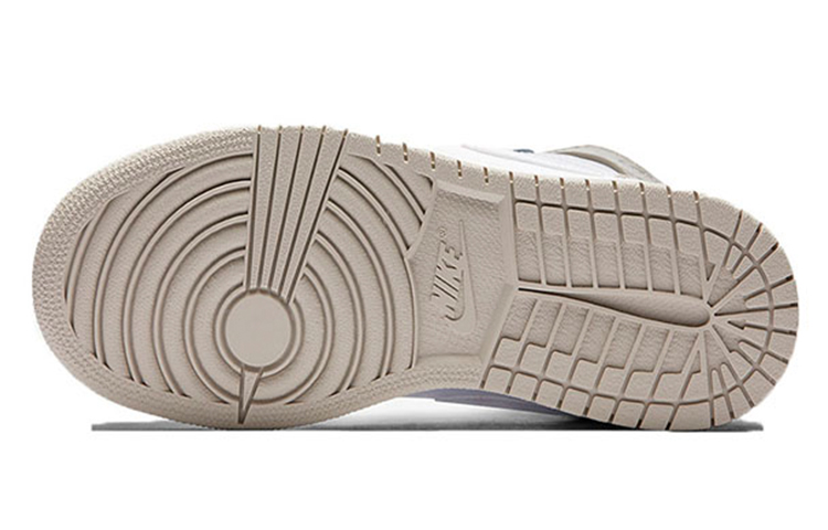 Высокие кроссовки Jordan JordanAir Jordan 1 Retro High Linen GS (белый) — фото 4