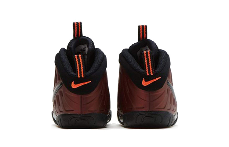 Детская обувь Nike Little Posite Pro "Hyper Crimson" (красно-черная) — фото 4