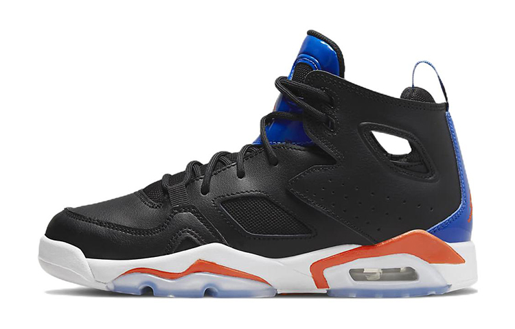 Jordan Flight Club 91 Leather Cushioning Slip Resistant Abrasion Resistant Mid top Vintage Basketball Shoes