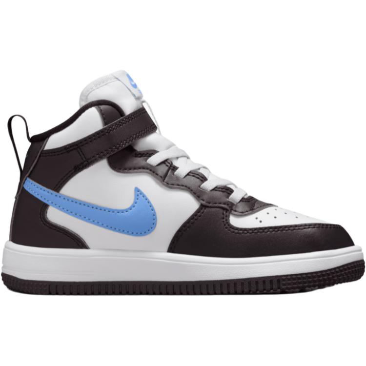 Детские кроссовки Nike Air Force 1 (черно-белый) — фото 4