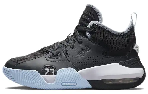 JORDAN Stay Loyal 2Off Noir White Blue Tint GS