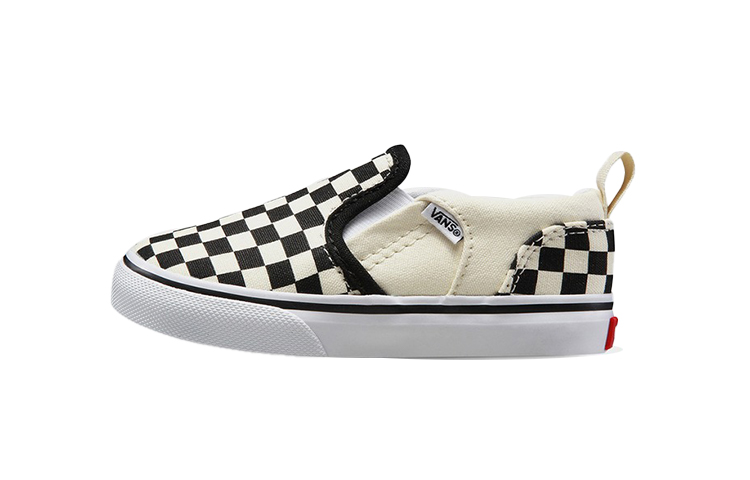 Детские кеды Vans slip-on (черно-белые)
