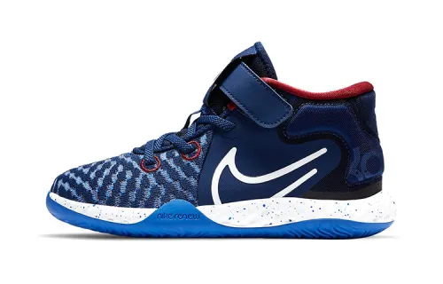 BP toddler Nike KD Trey 5 VIII Durant wear-resistant shock-absorbing retro mid-top basketball shoes royal blue