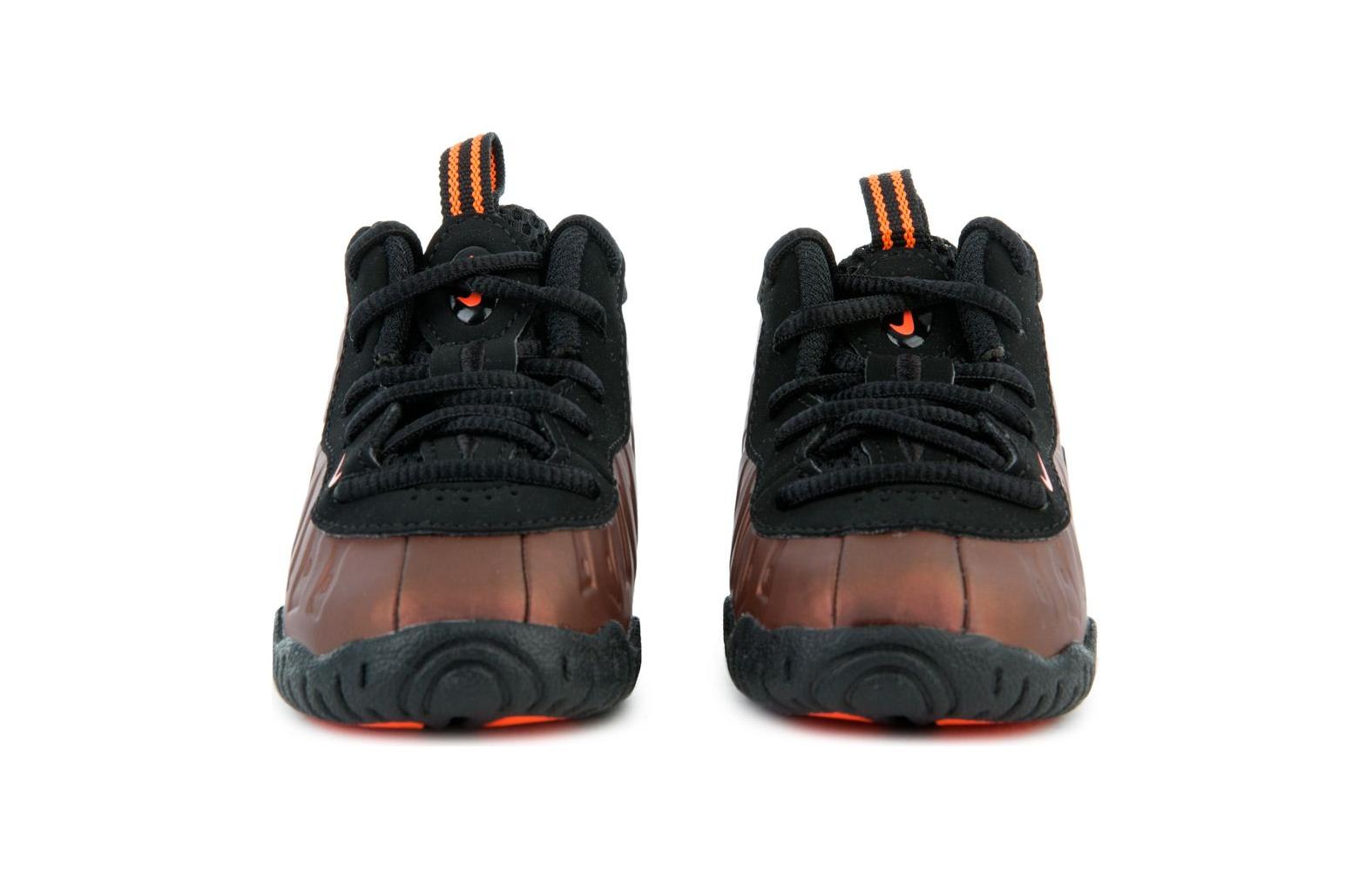 Детская обувь Nike Little Posite Pro "Hyper Crimson" (красно-черная) — фото 3