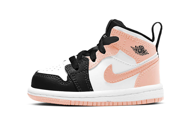 Кроссовки Jordan Air Jordan 1 Mid (розово-черные)
