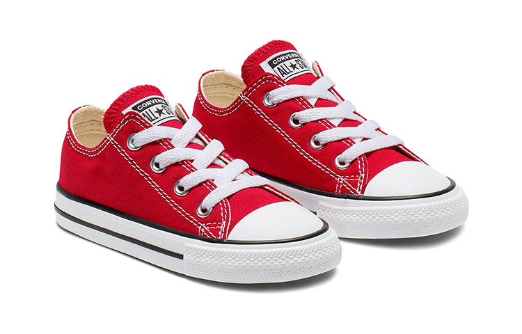 Детские кеды Converse Chuck Taylor All Star (белые) — 经典红 — фото 5