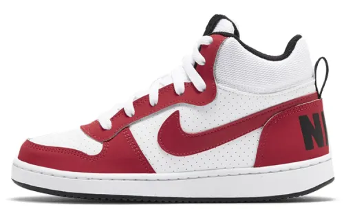 Nike Court Borough Mid Gym Red White GS