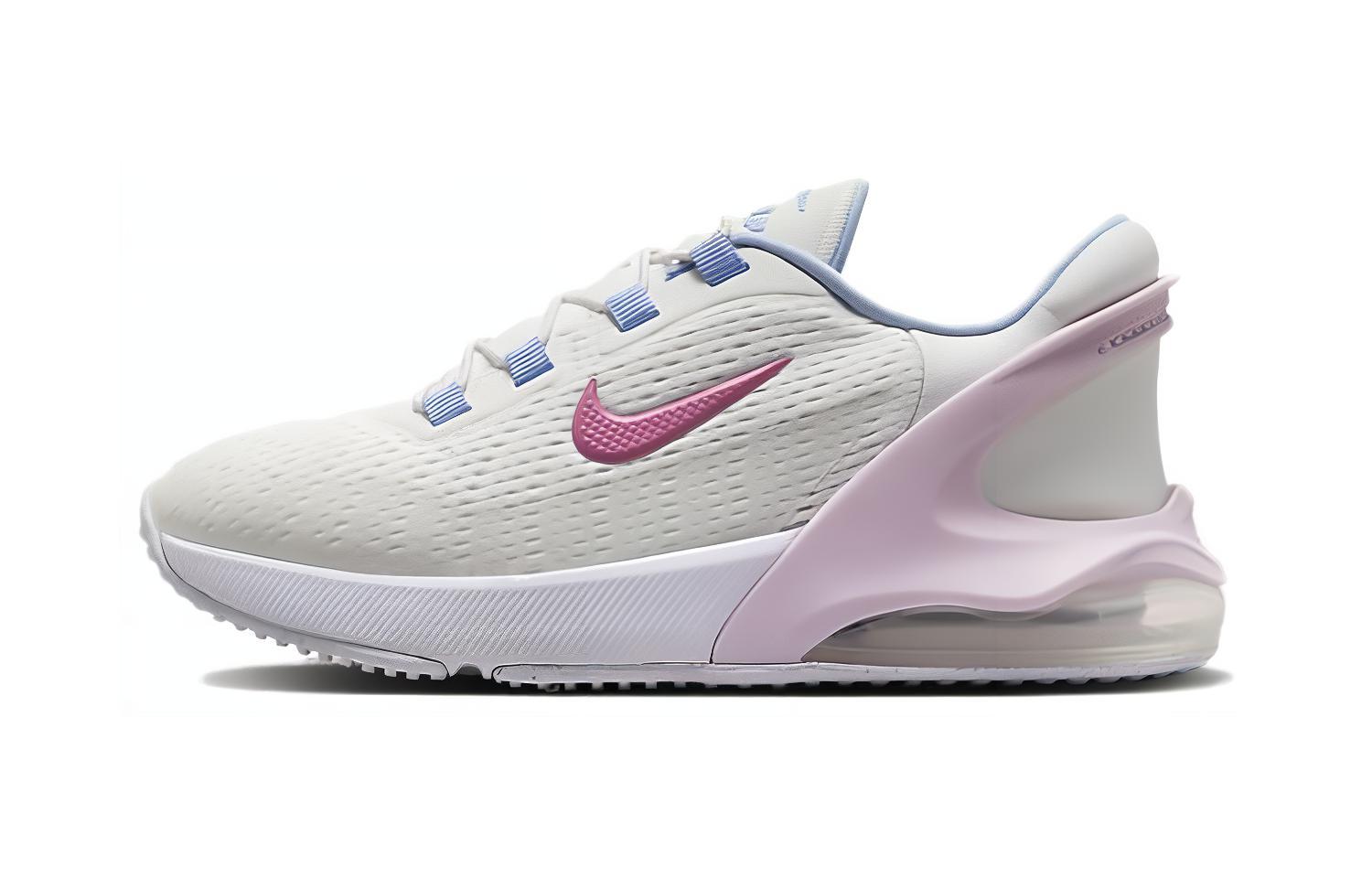 Кроссовки Nike Air Max 270 Go BP (бело-розовые)