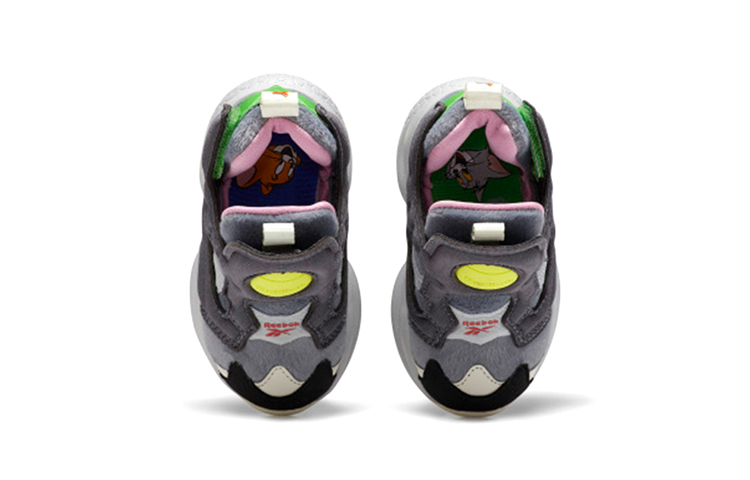 Обувь для малышей Reebok Versa Pump Fury (серая) — Серый — фото 5