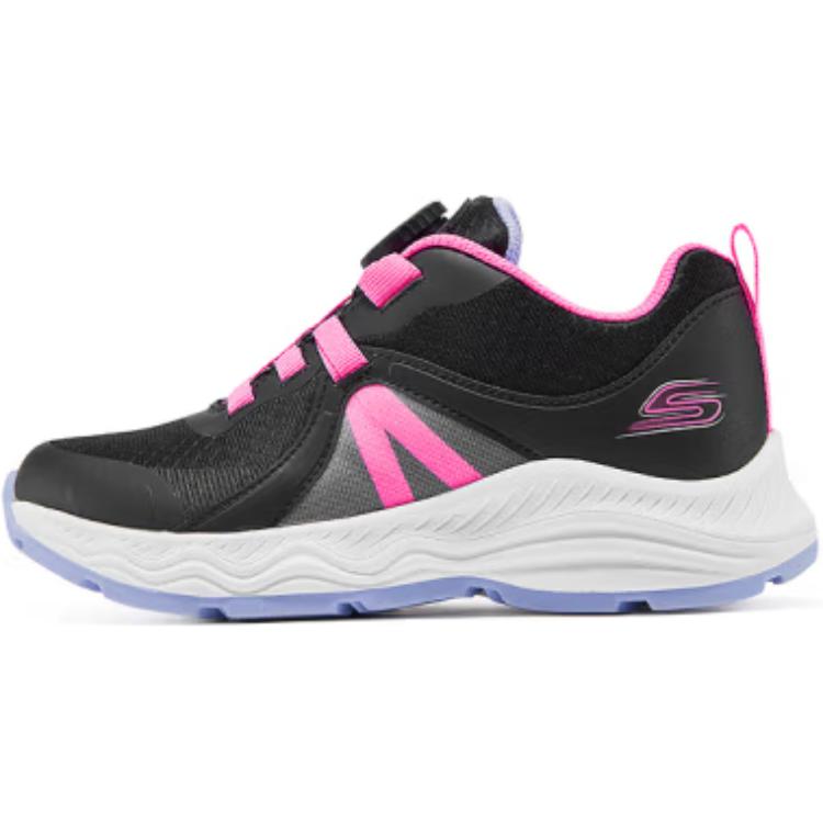 Детские кроссовки Skechers kids (черно-розовые)