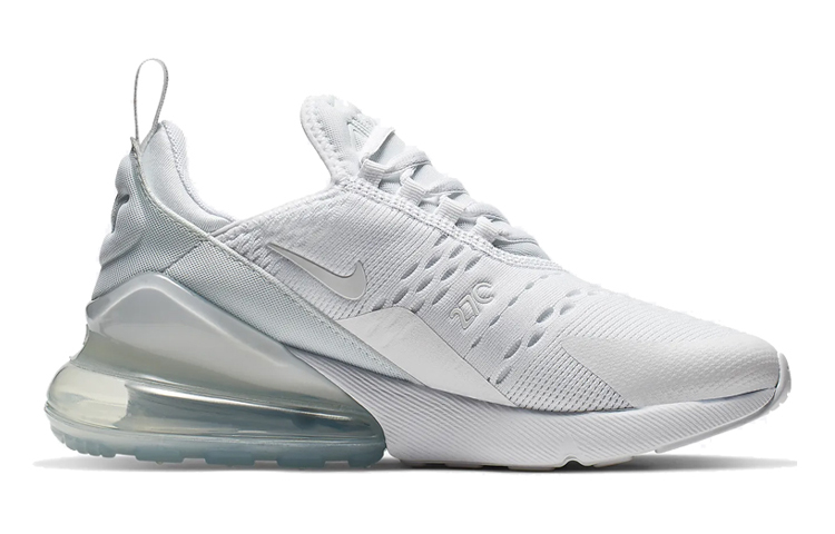 Кроссовки Nike NikeAir Max 270 GS (серебристо-белые) — Белый — фото 2