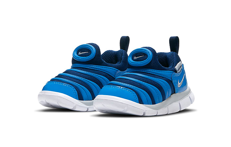 Детские кроссовки Nike Dynamo Free (сине-белые) — фото 5