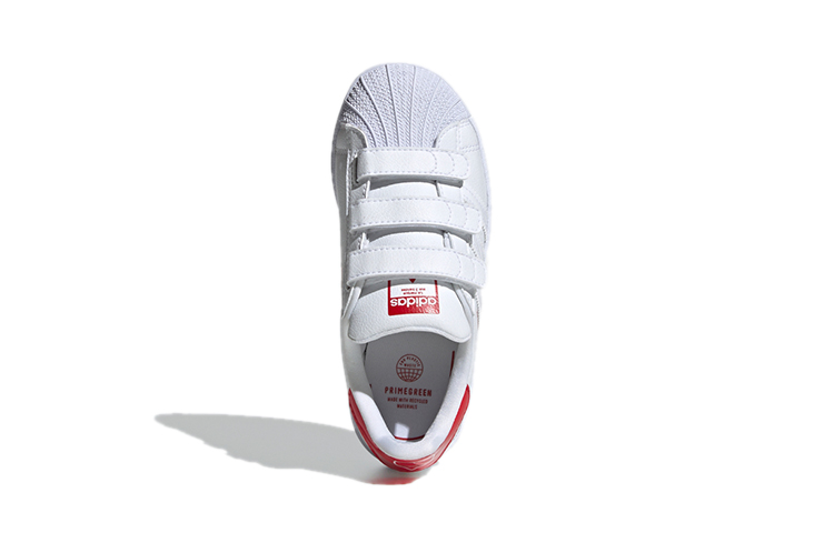 Кеды adidas originals SUPERSTAR Cf C (бело-красный) — фото 5