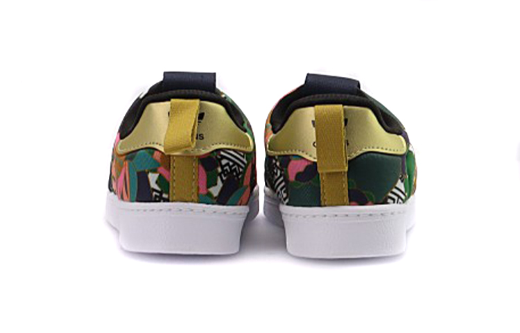 Кеды adidas originals Superstar (желто-зелено-красный) — фото 6