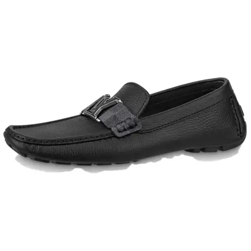 LOUIS VUITTON Monte Carlo Moccasin Shoes 'Black' Women's