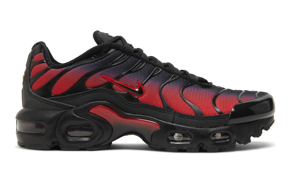 Кроссовки Nike Air Max Plus GS (черно-красные) — фото 2