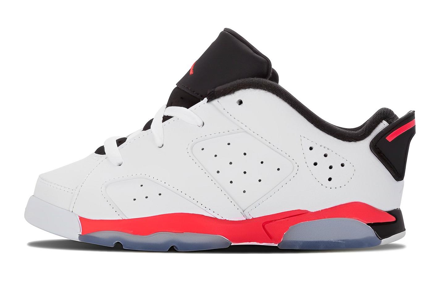 Кроссовки Jordan Jordan Air Jordan 6 Retro Low "Infrared White" TD (белый / красный)