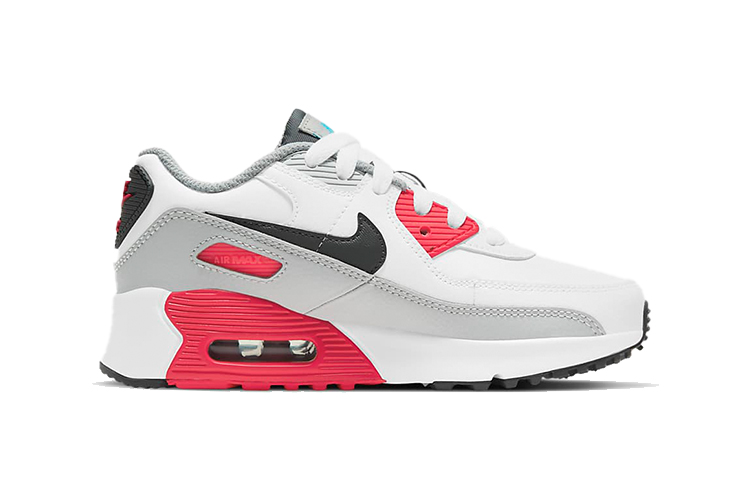 Детские кроссовки Nike Air Max 90 (бело-сине-красные) — фото 2