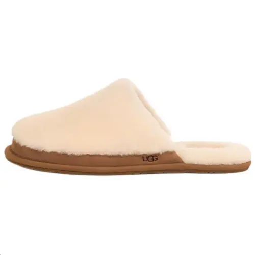 UGG Suede Wool, Plush Lined Slippers Closed Toe Slippers Women's