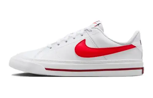 Nike Court Legacy Lift GS 'White Bright Crimson'