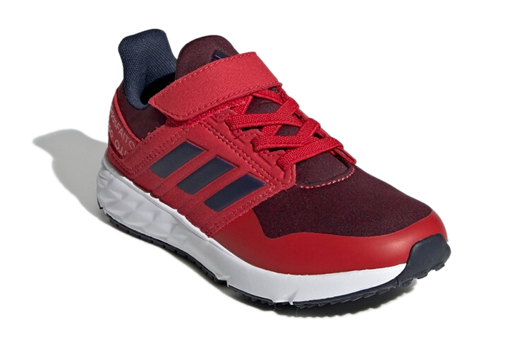 детские кроссовки adidas Fortafaito El K (красно-синие) — фото 4