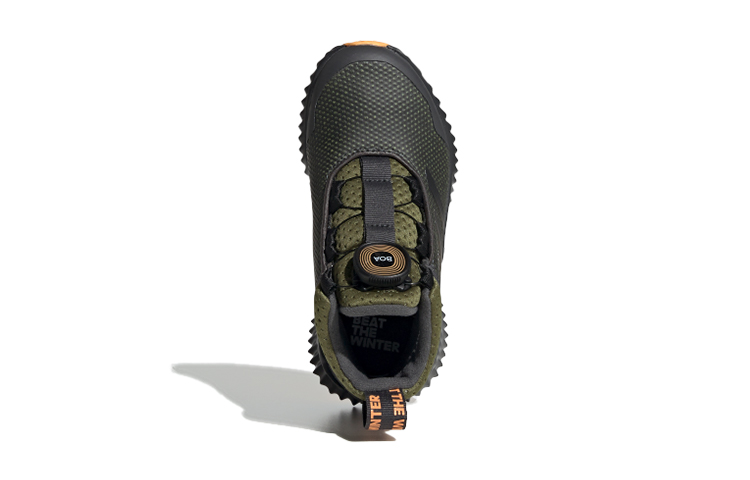Детские кроссовки adidas Fortatrail (черно-зеленый) — фото 6
