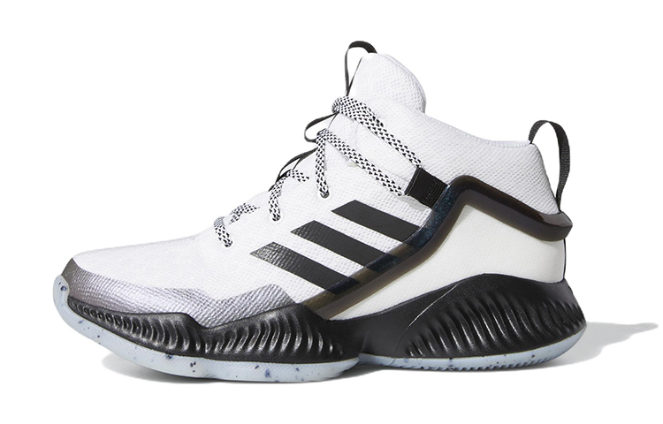 Детские кроссовки adidas Lockdown J (бело-черные)