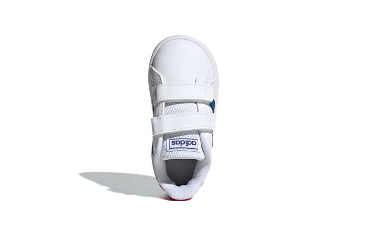 Детские кеды adidas neo GRAND COURT (бело-синие) — Белый / синий — фото 7