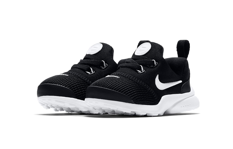 Детские кроссовки Nike Presto Fly (черно-белые) — фото 4