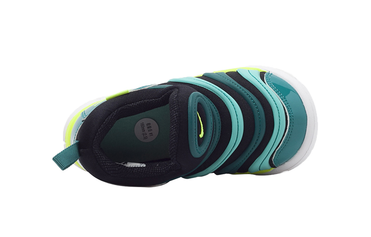 Кроссовки Nike Dynamo Free (зелено-черно-желтые) — Зелёный / чёрный / жёлтый — фото 4
