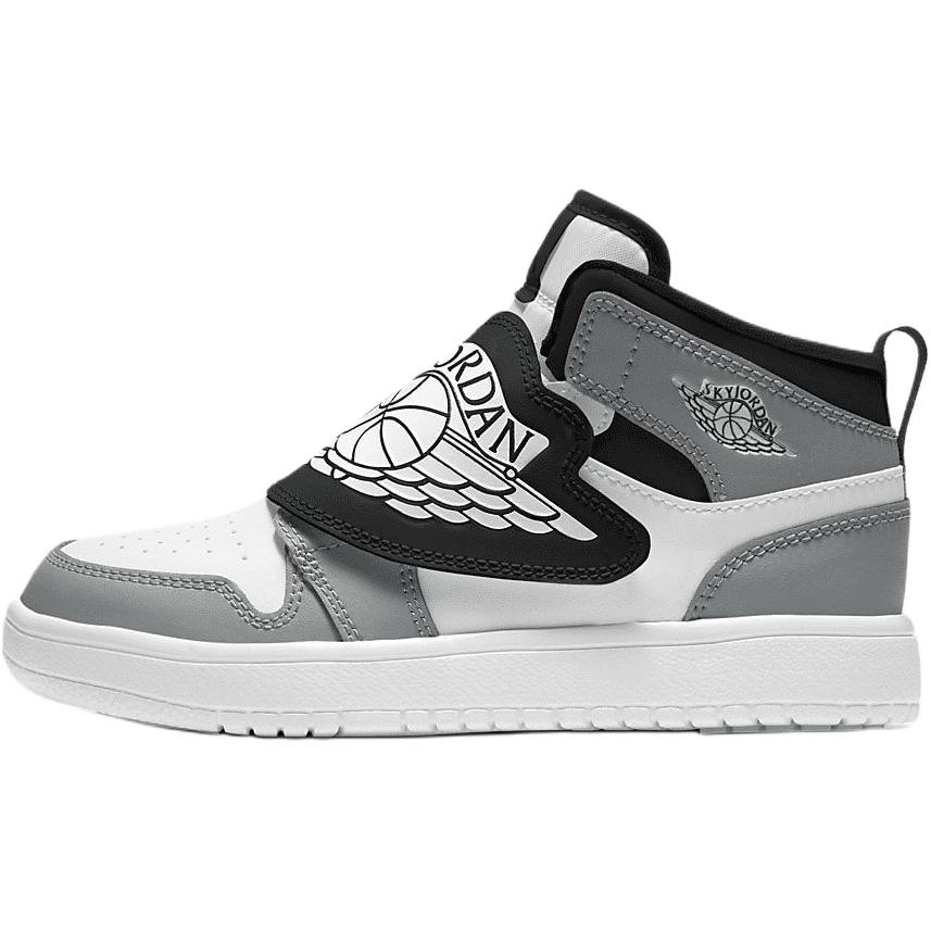 Кроссовки Jordan Jordan Air Jordan 1 (серо-черно-белые)